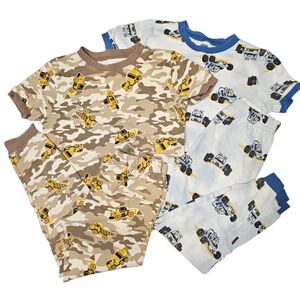 Pekkle Pajamas Boys Size 10/12 2 Sets